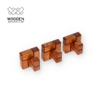 Zestaw wieszaków drewnianych,  3szt. 