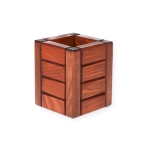 Drewniany kubek na szczoteczki do zębów