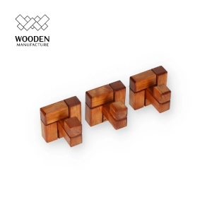 Zestaw wieszaków drewnianych,  3szt. 