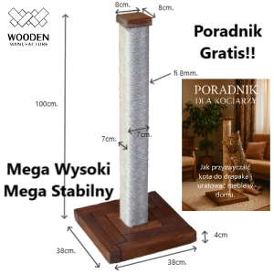 Drapak dla kota 100cm. plus Poradnik dla Kociarzy
