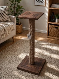 Drapak dla kota 100cm z dużą półką (1)