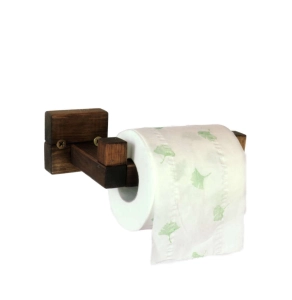 Drewniany uchwyt na papier toaletowy